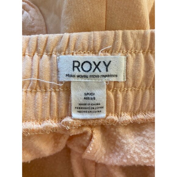 Roxy Womens Peach Terry Cloth Lounge Shorts With Pockets & Drawstring Small - Picture 4 of 7